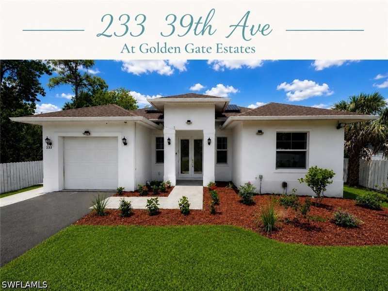 3 bedroom SingleFamilyResidence at 233 39th Ave NE, Golden Gate Estates, Naples — photo 1