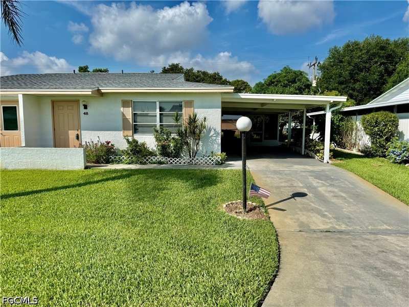 2 bedroom Attached at 48 Heath Aster Ln, Pinewood Condominium, Lehigh Acres — photo 1