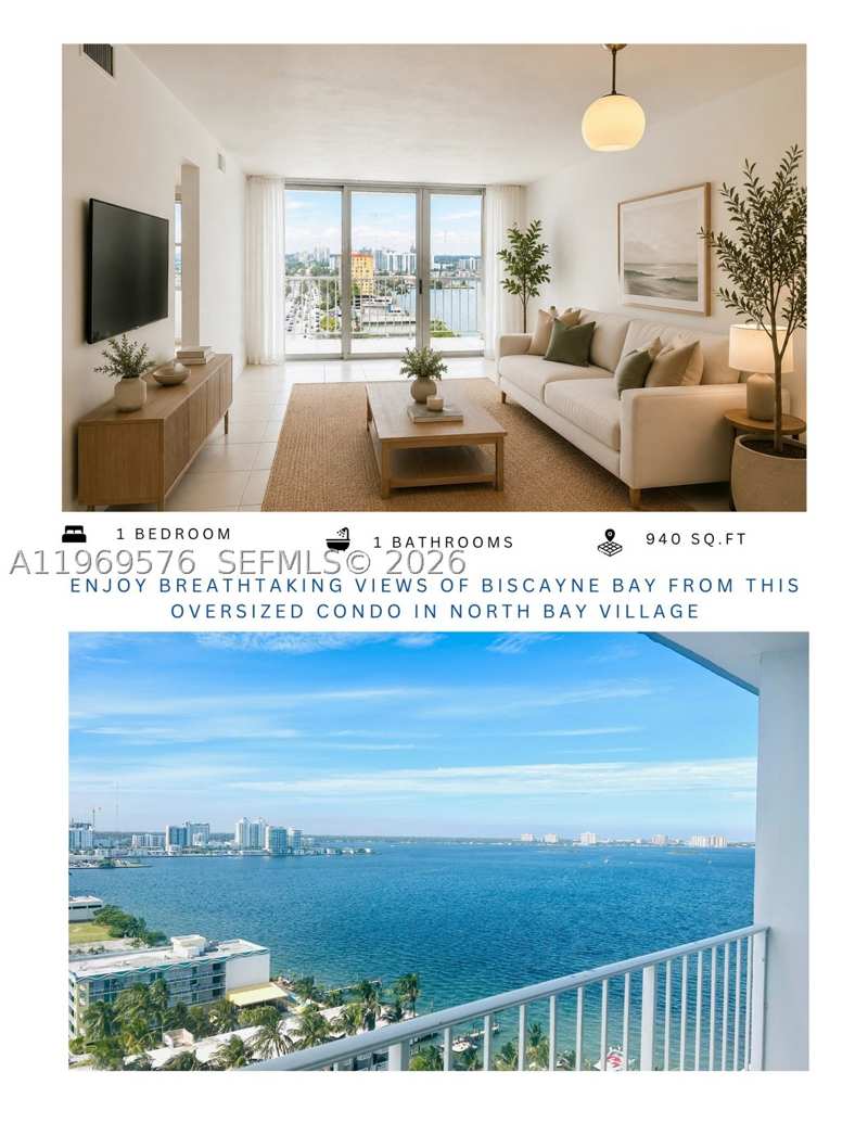 1 bedroom Condominium at 1865 79th St Cswy 16J, Kennedy House Condo, North Bay Village — photo 1