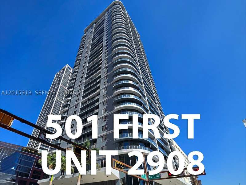 1 bedroom Condominium at 121 NE 5 St 2908, 501 First Residences, Miami — photo 1