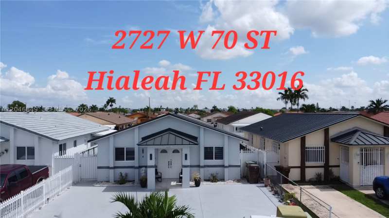 3 bedroom SingleFamilyResidence at 2727 W 70th St, 2nd Addn To Robles Garden, Hialeah — photo 1
