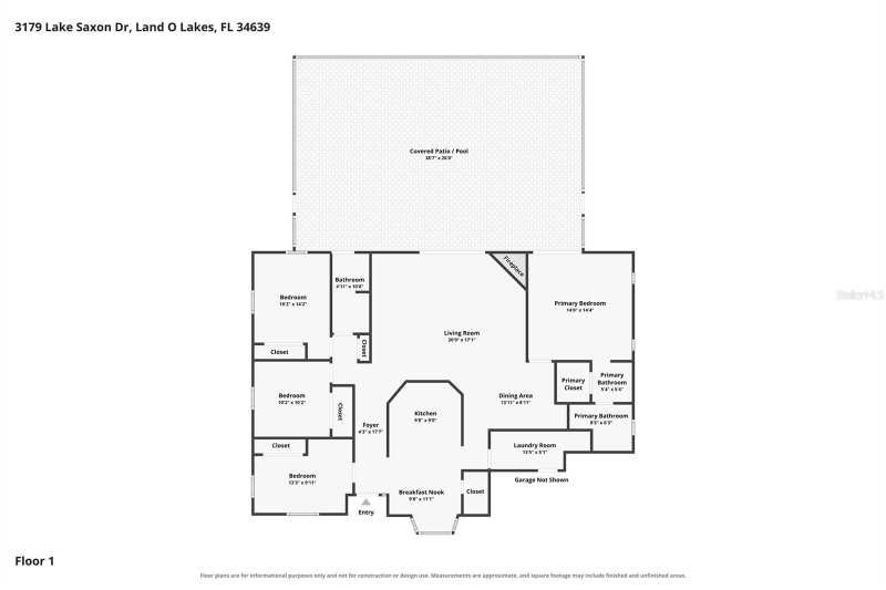 4 bedroom Single Family Residence at 3179 Lake Saxon Drive, Lake Padgett Estates, Land O Lakes — photo 1