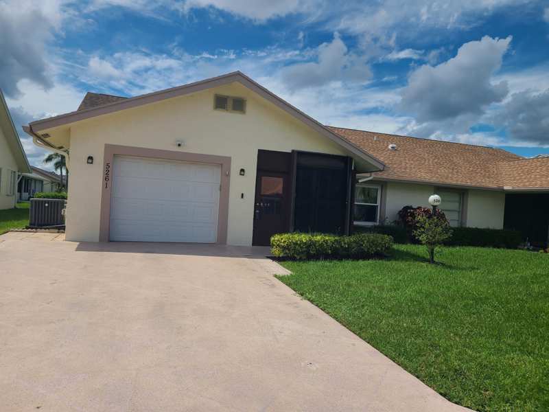 2 bedroom Villa at 5261 Crystal Anne Drive, Cypress Lakes 9, West Palm Beach — photo 1