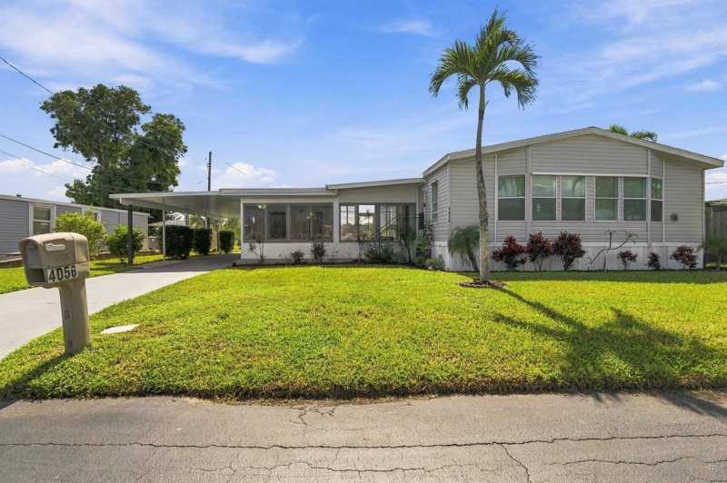 2 bedroom Manufactured Home at 4056 S Shady Lane, Pine Grove Village, Boynton Beach — photo 1