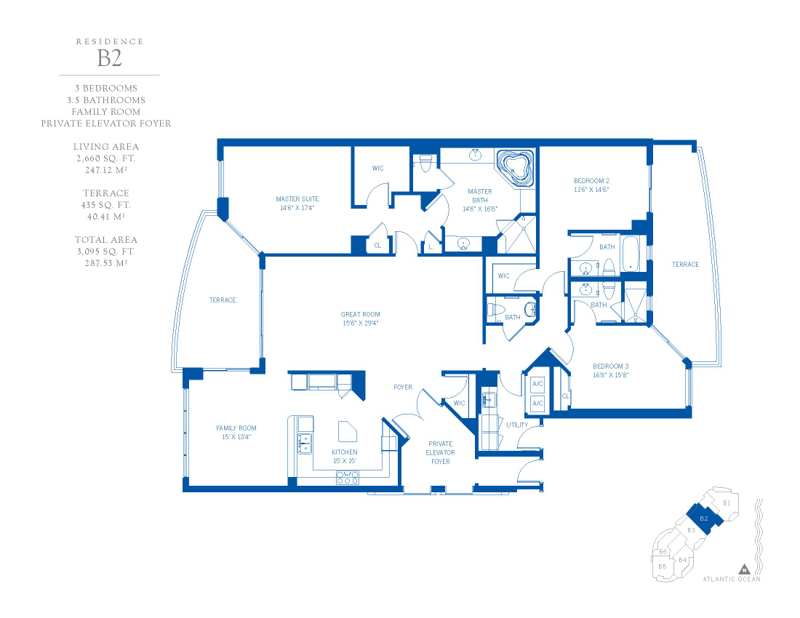 3 bedroom Condominium at 2700 N Ocean Drive #2302B, 2700 North Ocean Condo, Singer Island — photo 1