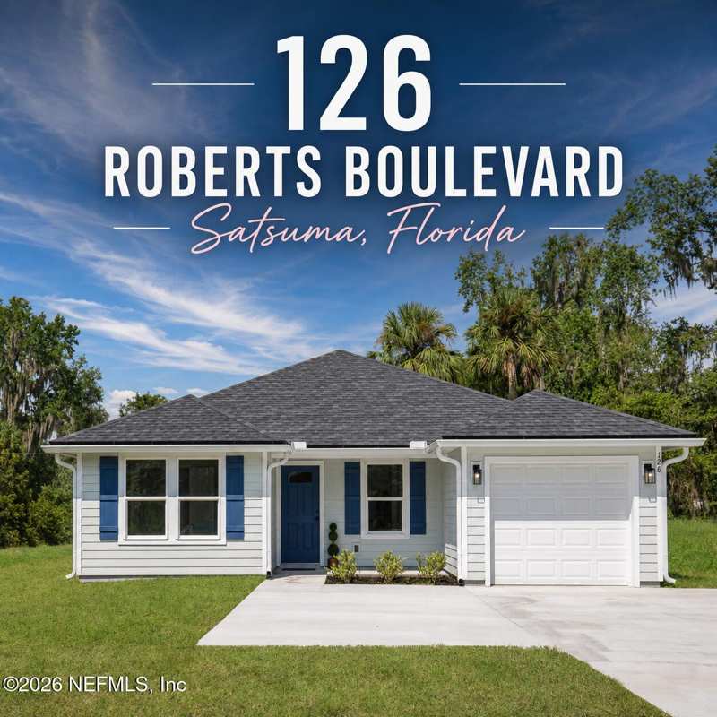 3 bedroom Single Family Residence at 126 Roberts Boulevard, San Mateo Estates 2, Satsuma — photo 1