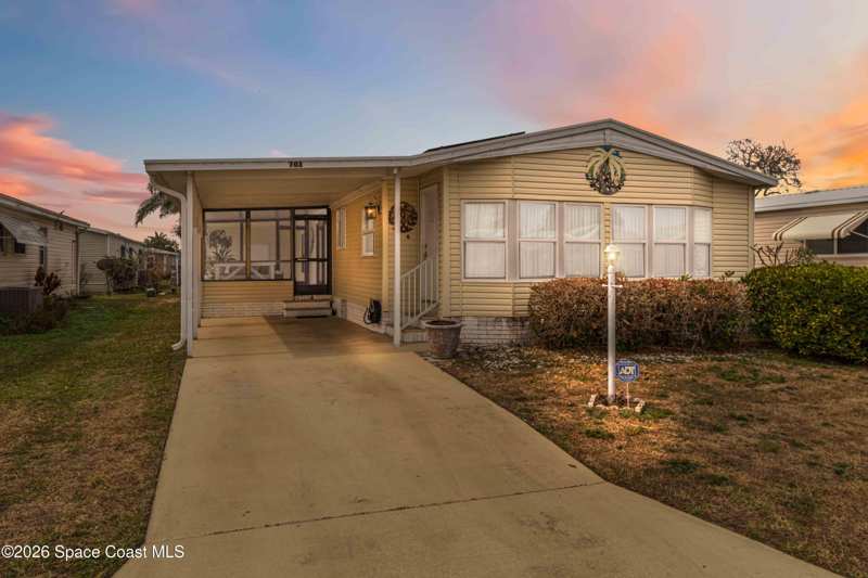 2 bedroom Manufactured Home at 703 Amaryllis Drive, Barefoot Bay Unit 2 Part 10, Barefoot Bay — photo 1