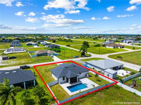 3921 NW 40Th Lane, pool for sale in Cape Coral
