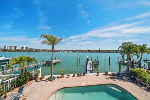 8685 E Bay Drive, pool for sale in Treasure Island