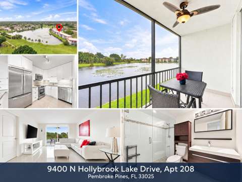 9400 N Hollybrook Lake Drive #208, gated community for sale in Pembroke Pines