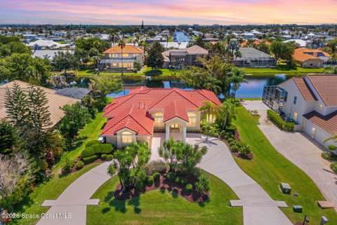 329 Lanternback Island Drive, pool for sale in Satellite Beach