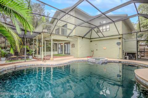 5925 Riverside Drive, pool for sale in Melbourne Beach