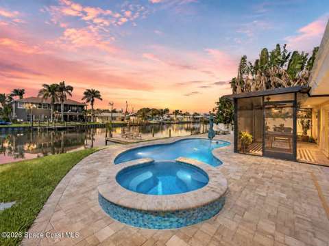 116 Jamaica Drive, waterfront for sale in Cocoa Beach