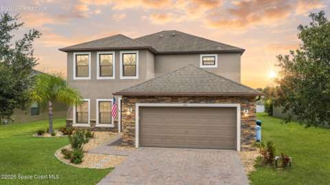 641 Dillard Drive, waterfront for sale in Palm Bay