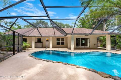 275 Ibis Drive, pool for sale in Melbourne Beach