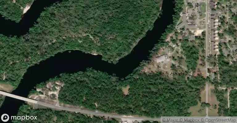 Aerial view of Cottages at River Hammock