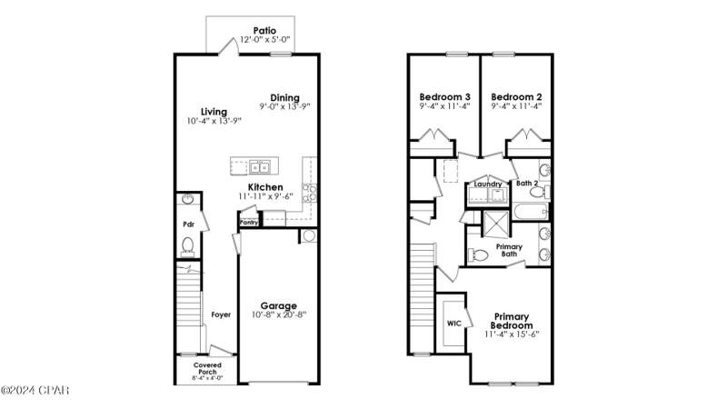 3 bedroom Attached at 236 Salt Creek Lane, Salt Creek at Mb Townhomes, Mexico Beach — photo 4
