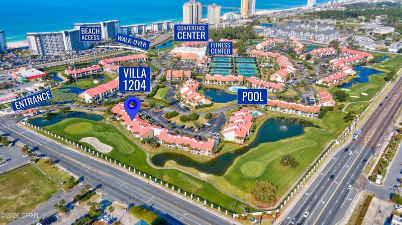 2 bedroom Condominium at 520 N Richard Jackson Boulevard 1204, Edgewater Golf Villas Iii-A, Panama City Beach — photo 4