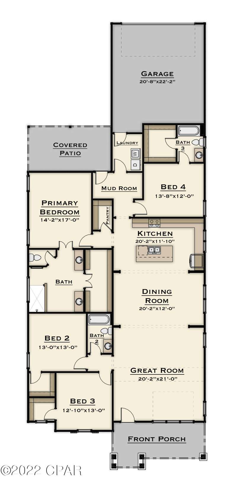 5 bedroom SingleFamilyResidence at 1617 Cassia Court Lot 836, Sweetbay, Panama City — photo 3