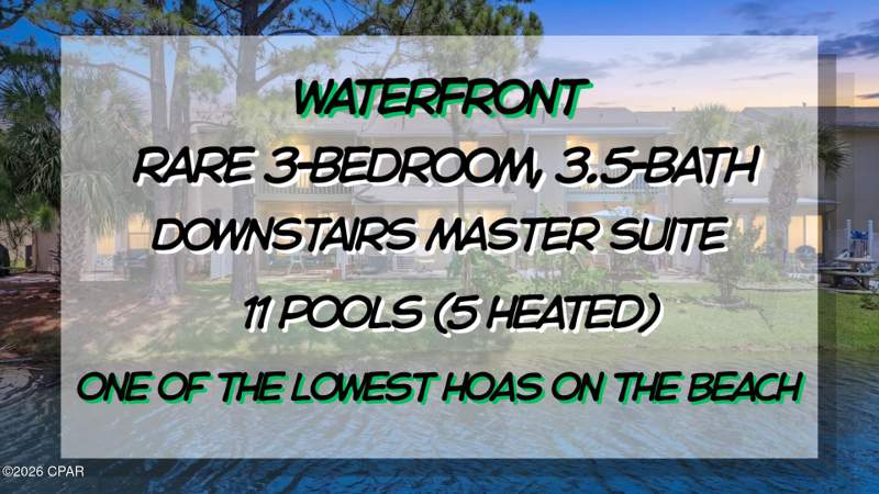 3 bedroom Attached at 122 Robin Lane, Gulf Highlands Beach Resort, Panama City Beach — photo 5