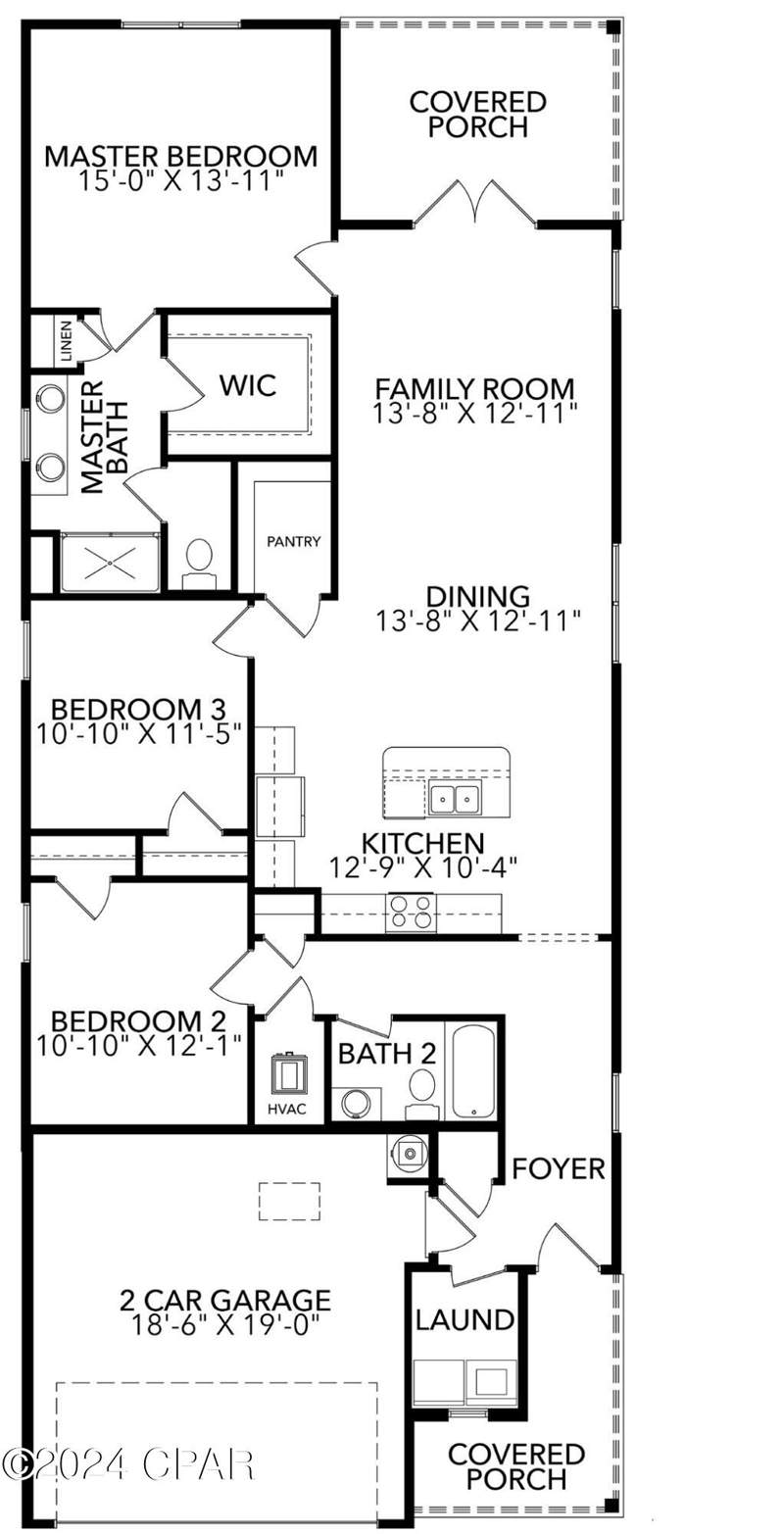3 bedroom SingleFamilyResidence at 4913 Rosemary Street, Titus Park, Panama City — photo 2