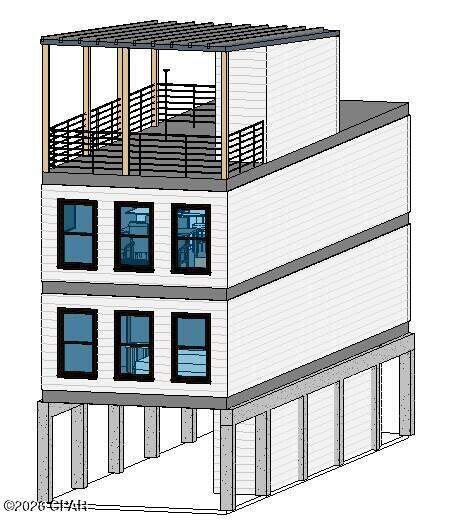 3 bedroom Attached at 106 S 37th Street B, Mexico Beach Unit 5, Mexico Beach — photo 2