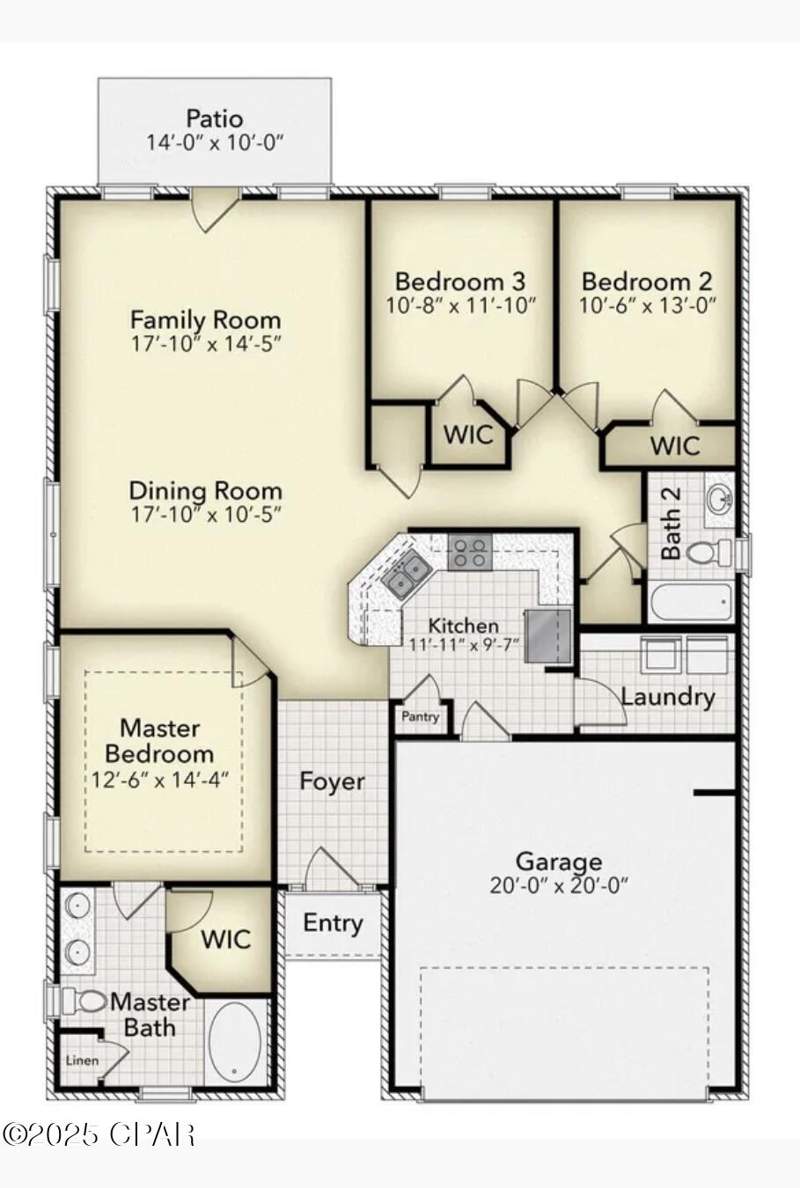 3 bedroom SingleFamilyResidence at 7522 Preserve Drive, Parkbrook, Panama City — photo 3