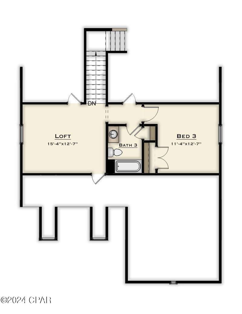 3 bedroom SingleFamilyResidence at 1509 Indigo Street Lot 838, Sweetbay, Panama City — photo 5