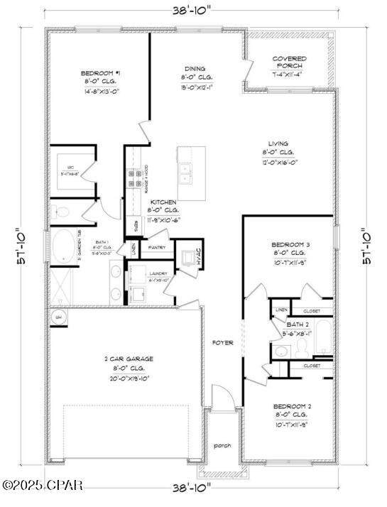 3 bedroom SingleFamilyResidence at 3150 Sawgrass Street, Hodges Bayou Plantation 1, Southport — photo 2