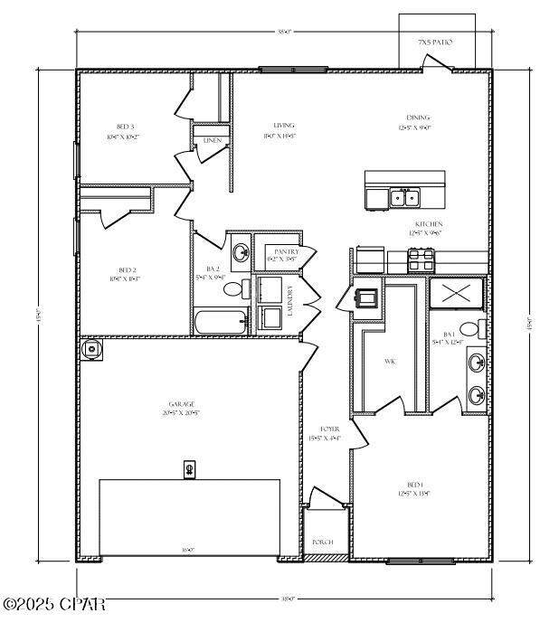3 bedroom SingleFamilyResidence at 234 Lawton Branch Way, Park Place Phase 1, Panama City — photo 2