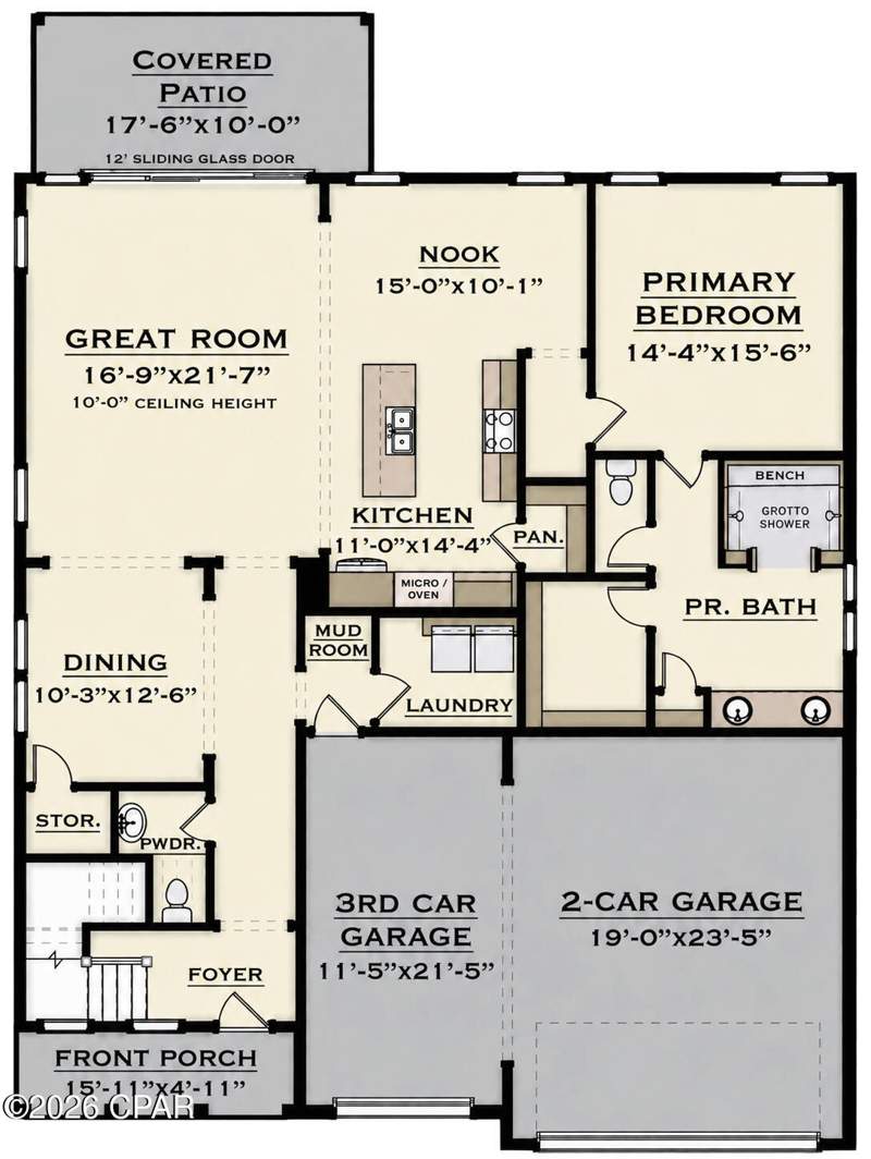 4 bedroom SingleFamilyResidence at 333 Juniper Creek Circle Lot 77 - Eleanor Plan, Breakfast Point East, Panama City Beach — photo 3