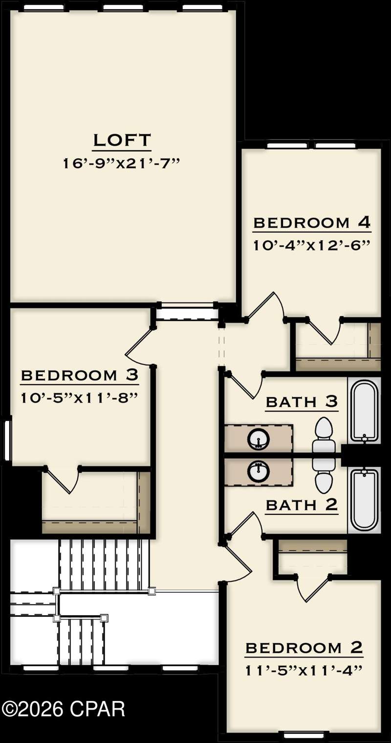 4 bedroom SingleFamilyResidence at 333 Juniper Creek Circle Lot 77 - Eleanor Plan, Breakfast Point East, Panama City Beach — photo 4
