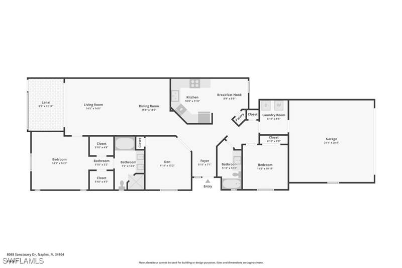 3 bedroom Attached at 8088 Sanctuary Dr 1, The Sanctuary, Naples — photo 3