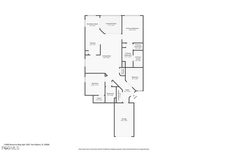 2 bedroom Condominium at 11660 Navarro Way 1207, Sabal Pointe, Fort Myers — photo 3