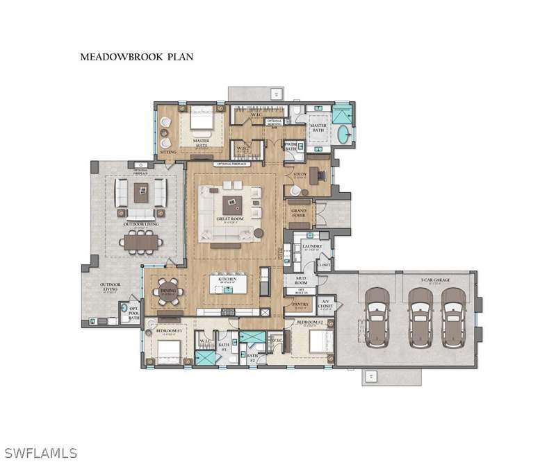 3 bedroom SingleFamilyResidence at 983 Estate Way, Opus Stone, Naples — photo 3