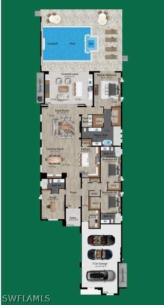 4 bedroom SingleFamilyResidence at 19135 Via Messina Way, Messina At Miromar Lakes, Miromar Lakes — photo 2