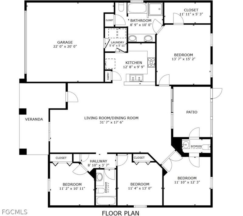 3 bedroom SingleFamilyResidence at 731 Long Lines Ln, Lehigh Acres, Lehigh Acres — photo 2