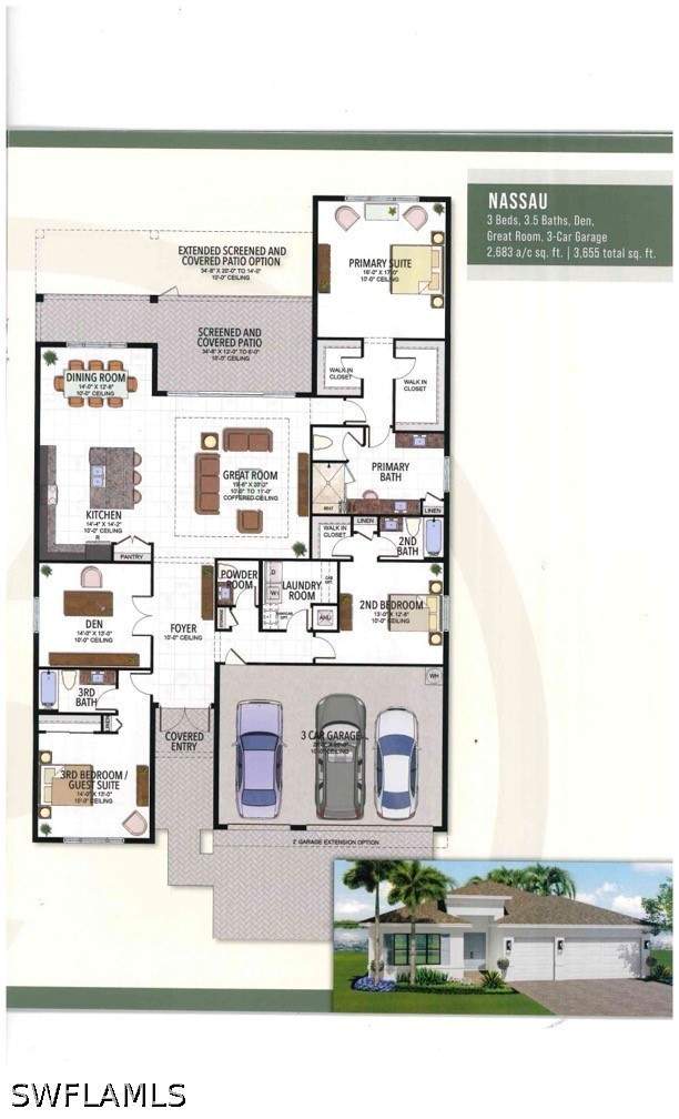 3 bedroom SingleFamilyResidence at 14333 Hogarth Pl, Valencia Harbor, Fort Myers — photo 2