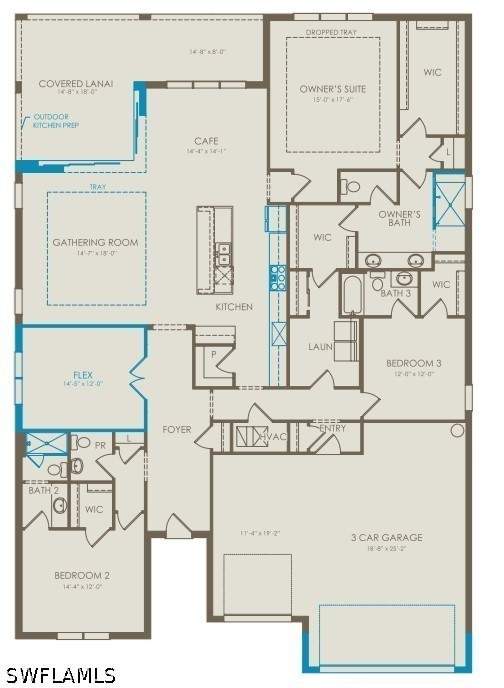 3 bedroom SingleFamilyResidence at 7335 Blue Salvia Dr, Del Webb Oak Creek, North Fort Myers — photo 2
