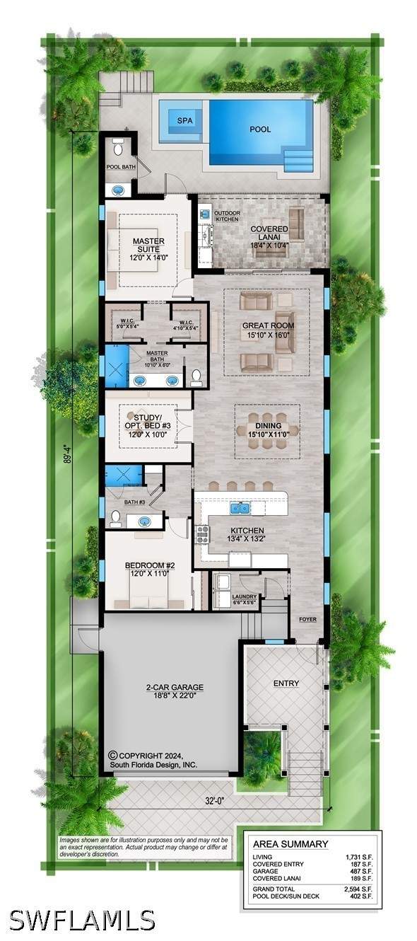 2 bedroom SingleFamilyResidence at 2432 Florida Ave, Sunset Homes, Naples — photo 2
