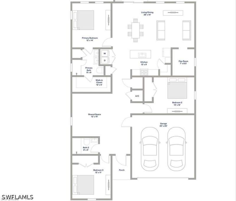 3 bedroom SingleFamilyResidence at 4310 5th St SW, Lehigh Acres, Lehigh Acres — photo 3