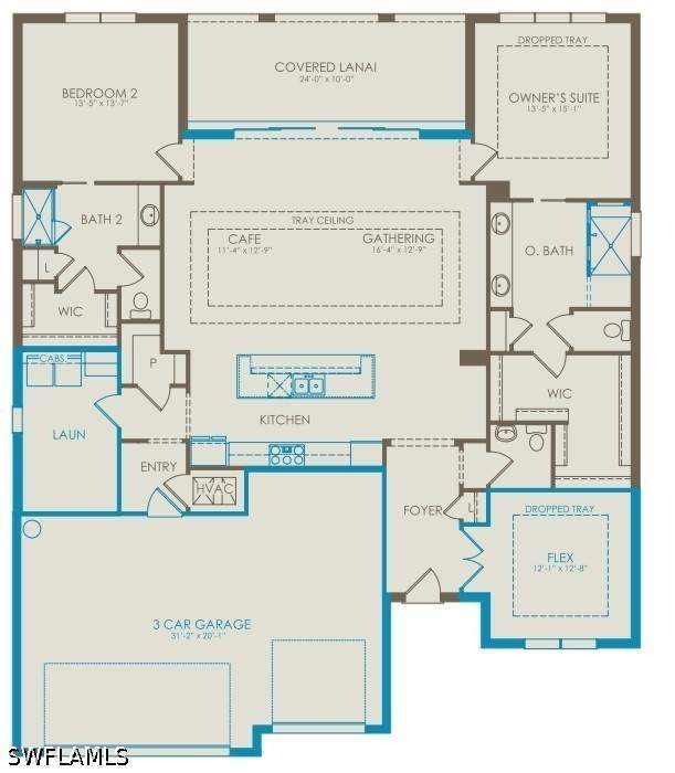2 bedroom SingleFamilyResidence at 7339 Blue Salvia Dr, Del Webb Oak Creek, North Fort Myers — photo 2