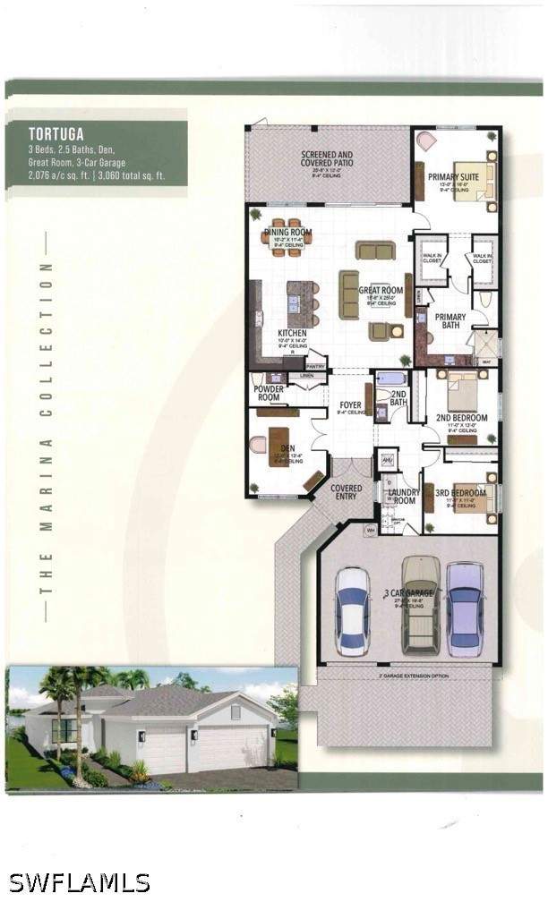 3 bedroom SingleFamilyResidence at 3764 Addle Hill Way, Valencia Harbor, Fort Myers — photo 2