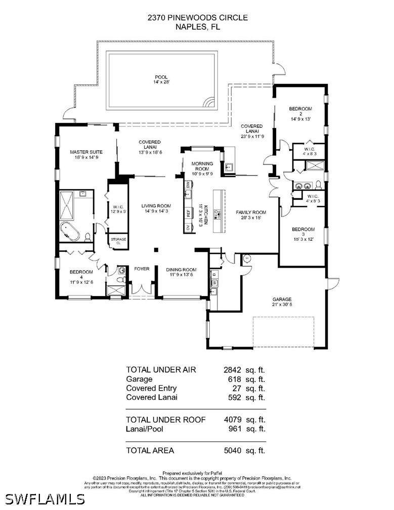 4 bedroom SingleFamilyResidence at 2370 Pine Woods Cir 35, Pinewoods, Naples — photo 3