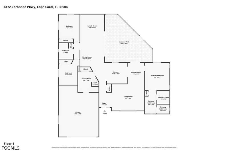 3 bedroom SingleFamilyResidence at 4472 Coronado Pkwy, Cape Coral, Cape Coral — photo 3