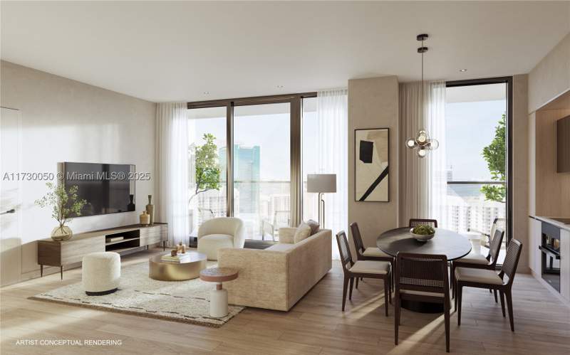 2 bedroom Condominium at 99 SW 7th St Ph-3506, Lofty Brickell Condo, Miami — photo 4