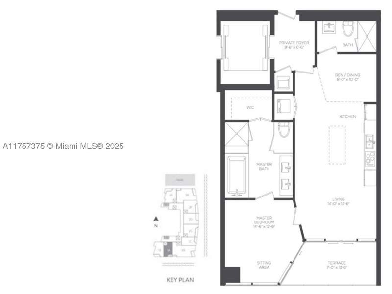 1 bedroom Condominium at 2900 NE 7th Ave 2008, Biscayne Beach Condo, Miami — photo 4