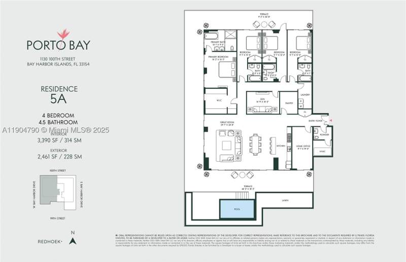 4 bedroom Condominium at 1130 100th St 5A, Bay Harbor Island, Bay Harbor Islands — photo 3
