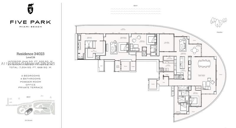 4 bedroom Condominium at 500 Alton 3402.03, Five Park Miami Beach, Miami Beach — photo 2