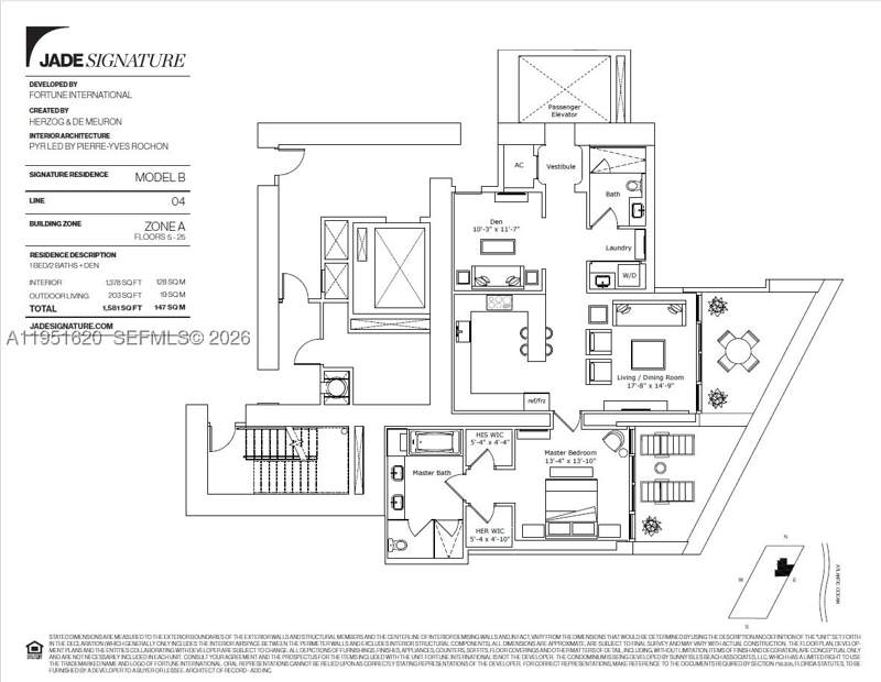 1 bedroom Condominium at 16901 Collins Ave 1604, Jade Signature Condo, Sunny Isles Beach — photo 4